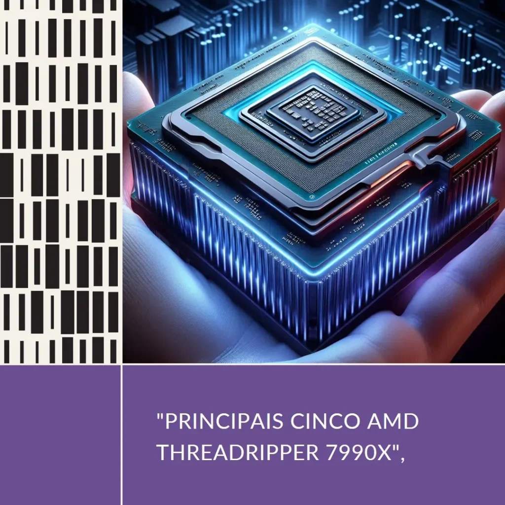 Principais Cinco AMD Threadripper 7990x