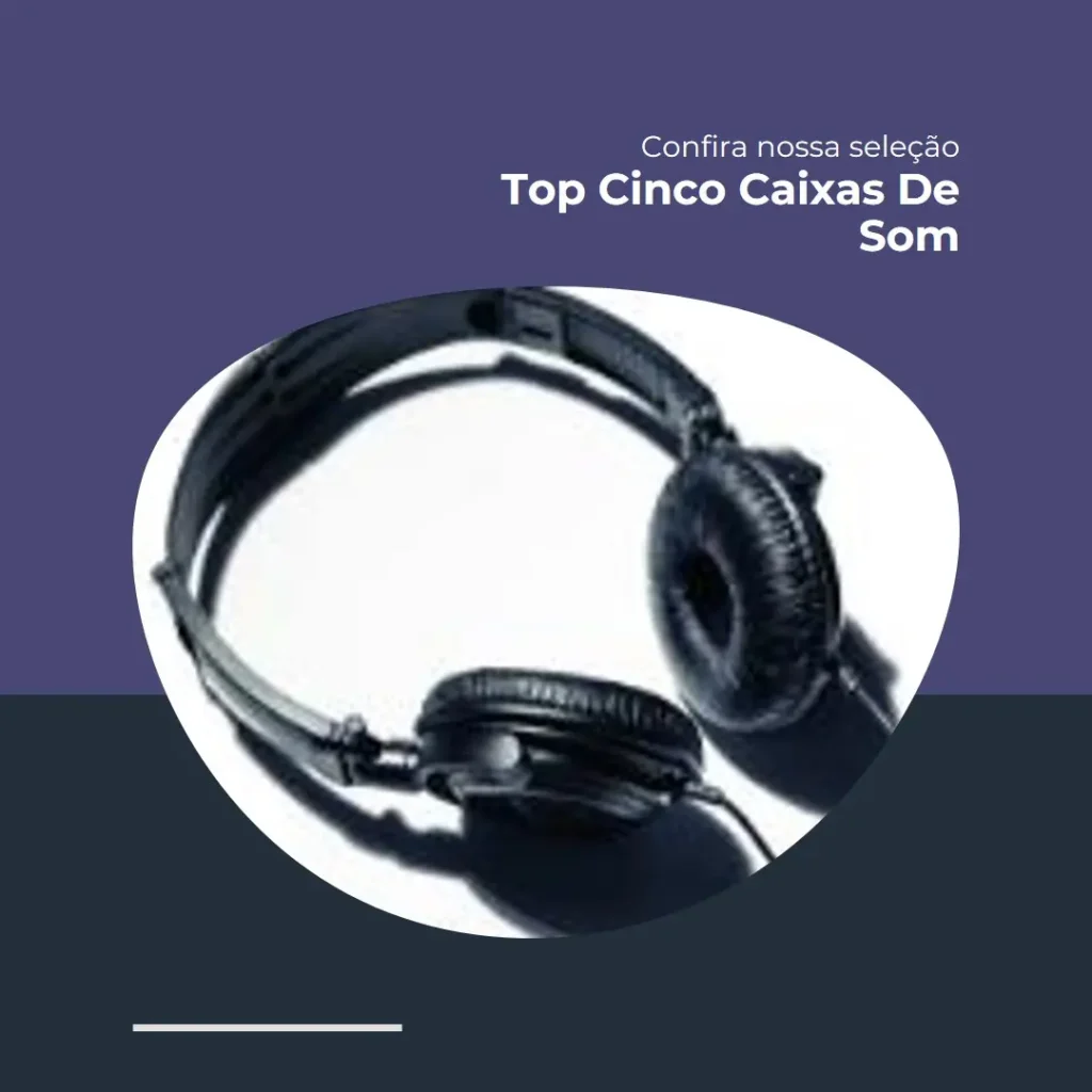 Top Cinco caixa de som bluetooth