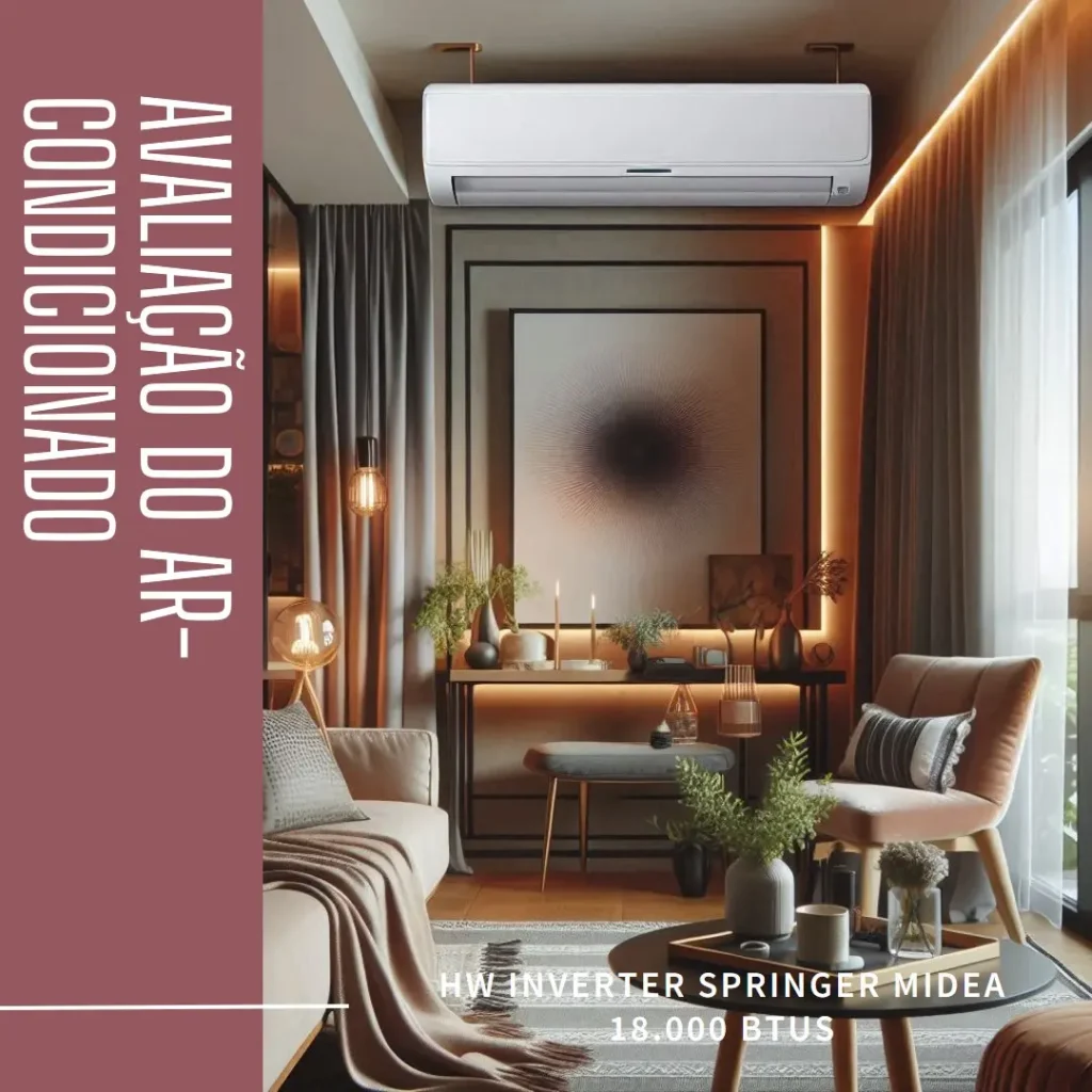 Ar-Condicionado Split HW Inverter Springer Midea Xtreme Save Connect Black Edition 18.000 BTUs R-32 Quente/Frio 220V