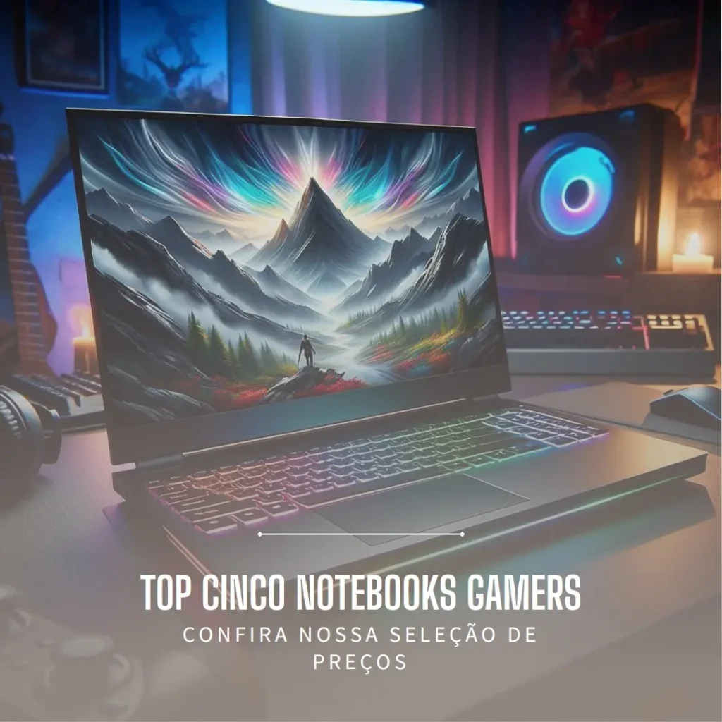 Top Cinco  notebook gamer barato