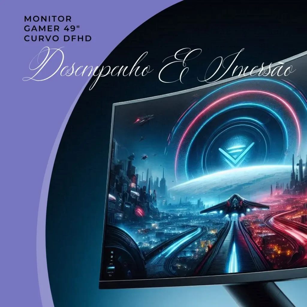 Monitor Gamer 49" 144Hz Curvo DFHD HDMI/DP Primetek H3CQC-P: Desempenho e Imersão