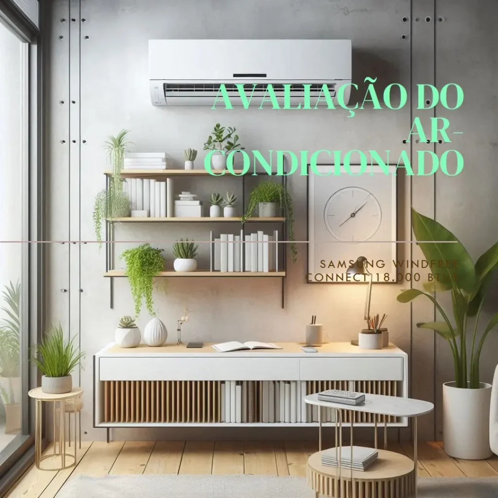 Ar-condicionado Split Inverter Samsung WindFree Connect Sem Vento 18.000 BTUs Frio Branco