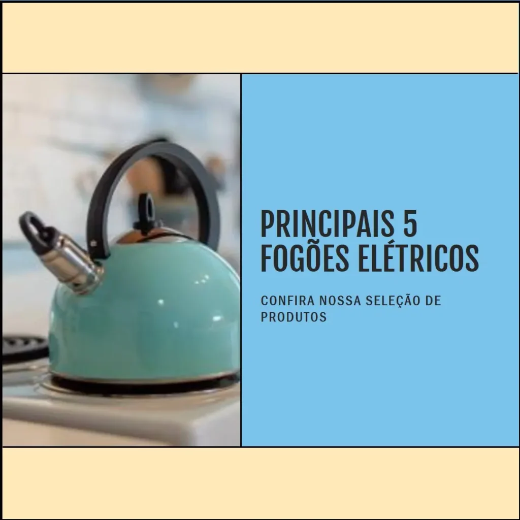 Principais 5 fogões eletricos de 2 bocas
