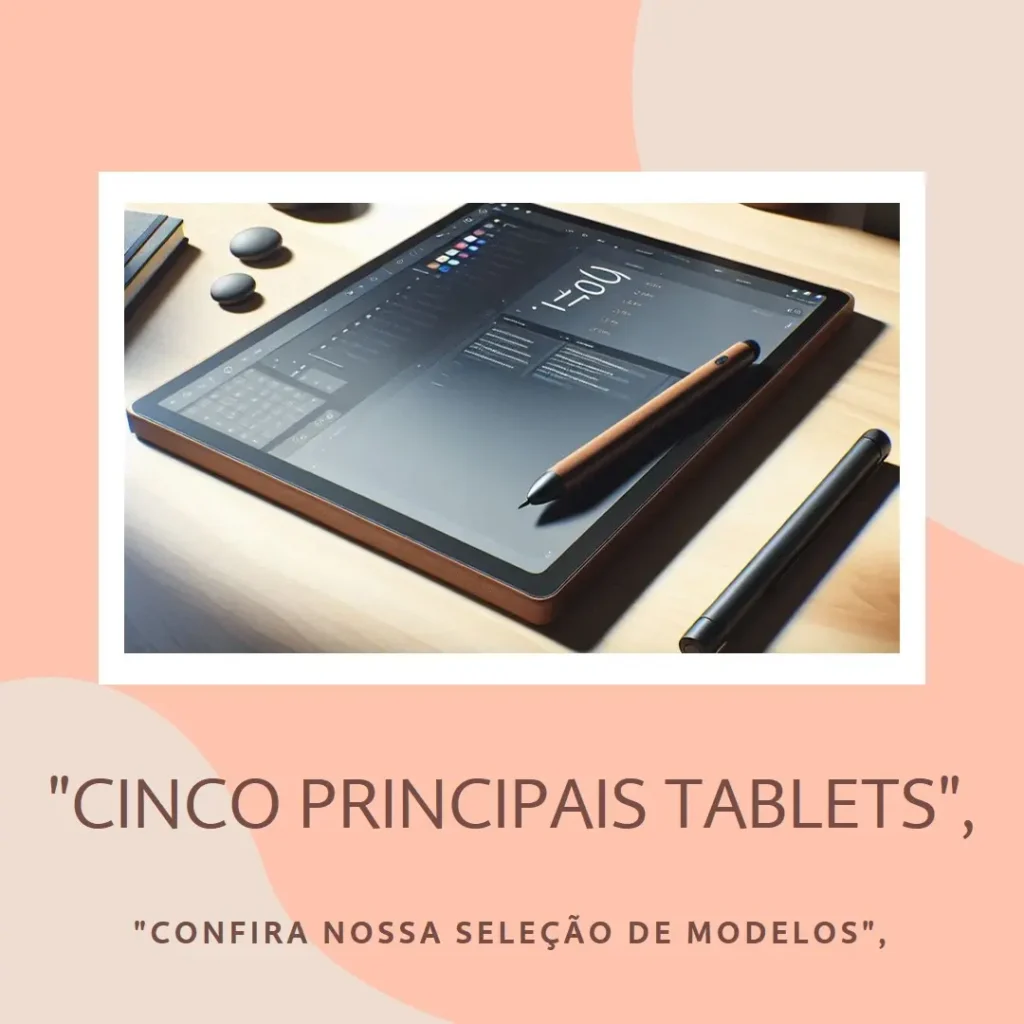 Cinco Principais Modelos de tablet com caneta