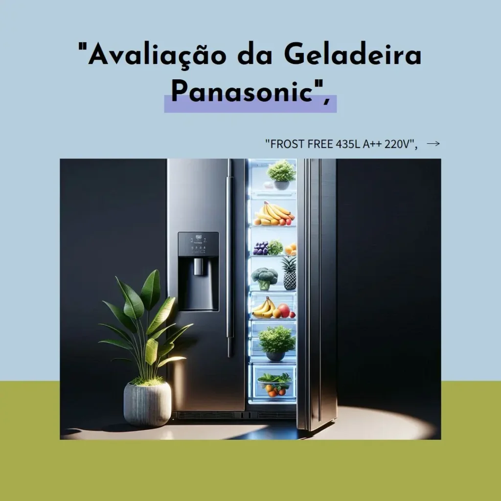 Geladeira Panasonic Frost Free 435L A++ 220V