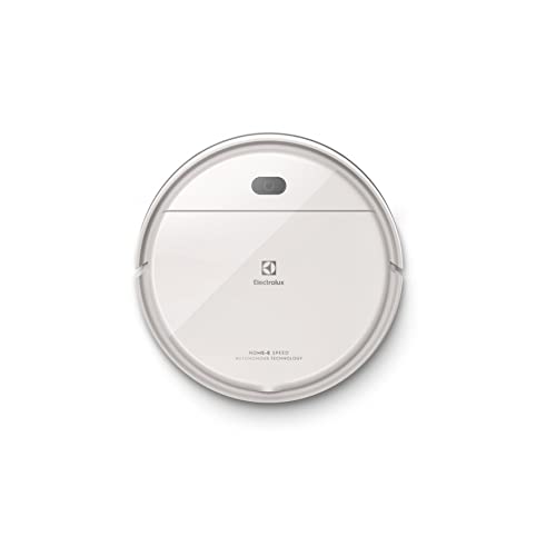 Aspirador de po robo Electrolux 2h20min bateria longa duração automatico varre aspira passa pano ERB11 bivolt branco sensor antiqueda