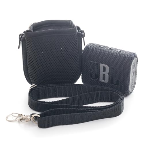 Bolsa Case Bag Triboshop Compatível Com Jbl Clip 5 4 - Go 4 3 2 Premium - Acolchoada - Com Alça De Ombro Premium