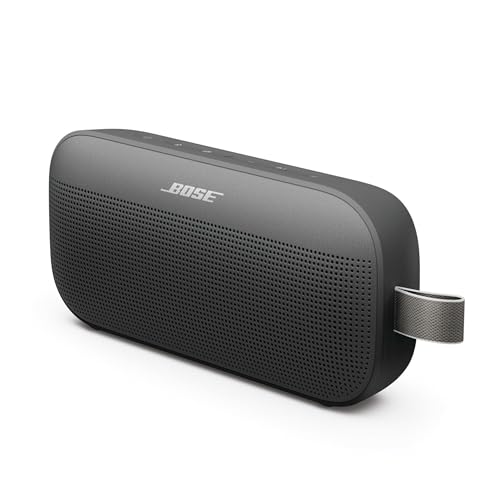 Bose Alto-falante Bluetooth portátil SoundLink Flex (2ª geração), alto-falante portátil para uso externo com áudio Hi-Fi, até 12 horas de vida útil da bateria, à prova d'água e à prova de poeira,