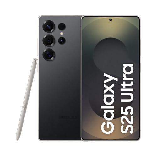 Celular Samsung Galaxy S25 Ultra 5G, 512GB, 12GB RAM, Câmera Quádrupla de 200+50+10+50, Tela Grande de 6.9", Titânio Preto – Você ganha o dobro de memória (512GB) pelo mesmo preço de 256GB