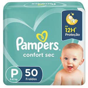 Fralda Pampers Confort Sec P 50 unidades