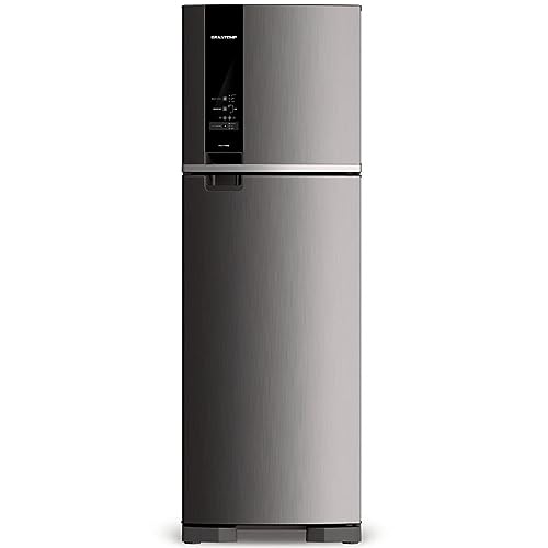 Geladeira Brastemp Frost Free Duplex 400 litros cor Inox com Freeze Control - BRM54JK 220V