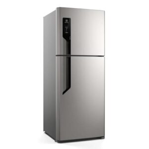 Geladeira Electrolux Frost Free 431L Efficient AutoSense Duplex Inox Look (TF70S) 127V