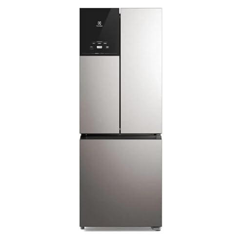 Geladeira Electrolux Frost Free Inverter 480L Efficient AutoSense 3 Portas Inox Look (IM7S) 127V