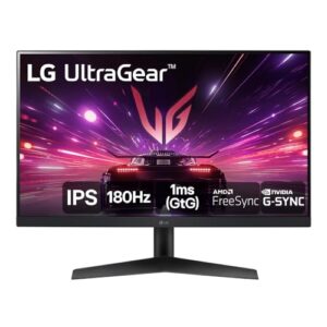 Monitor Gamer LG UltraGear 24” 24GS60F-B IPS Full HD 180Hz 1ms (GtG) NVIDIA® G-SYNC® AMD FreeSync™ HDR10 sRGB 99% HDMI DisplayPort