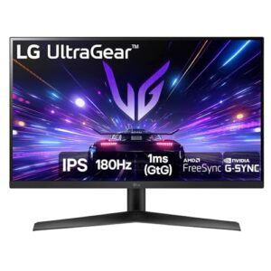 Monitor Gamer LG UltraGear 27” 27GS60F-B IPS Full HD 180Hz 1ms (GtG) NVIDIA® G-SYNC® AMD FreeSync™ HDR10 sRGB 99% HDMI DisplayPort