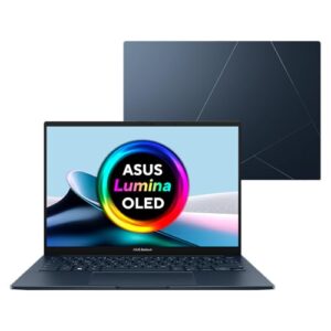 Notebook ASUS Zenbook 14 OLED Core Ultra 7, 16GB, 1000 GB, Tela 14", W11 Home, Ponder Blue - UX3405MA-QD344W