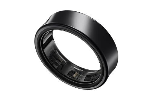 Samsung Galaxy Ring Tamanho 13, Monitor de treino, rastreador de sono, bateria de até 7 dias, Material em titânio - Titânio Preto