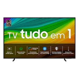 Samsung Smart TV 65" QLED 4K 65Q60D - Tecnologia de Pontos Quânticos, Design AirSlim, Gaming Hub