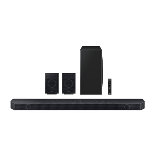 Soundbar Samsung HW-Q930D, com 9.1.4 canais,Wireless Dolby Atmos, Sincronia Sonora e Alexa integrado