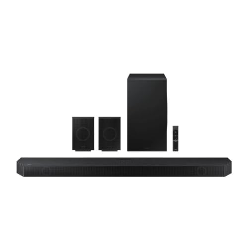 Soundbar Samsung HW-Q990D, com 11.1.4 canais,Wireless Dolby Atmos, Sincronia Sonora e Alexa integrado