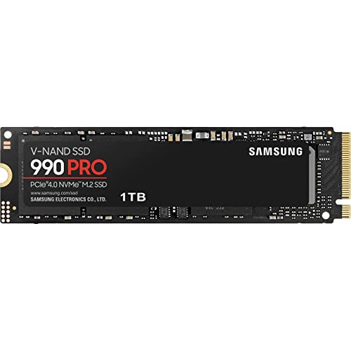 SSD Samsung 990 PRO 1TB NVMe M.2 2280 (Leitura até 7450MB/s e Gravação até 6900MB/s)