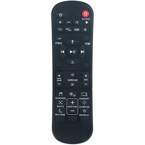 Substituição Soundbar Remote Commander JBLBAR913DBLKAM Suporta JBL Surround Sound Bar Speaker Home Theater System 5.1 2.0 2.1 3.1 9.1 Channel Bar JBL2GBAR51IMBLKAM