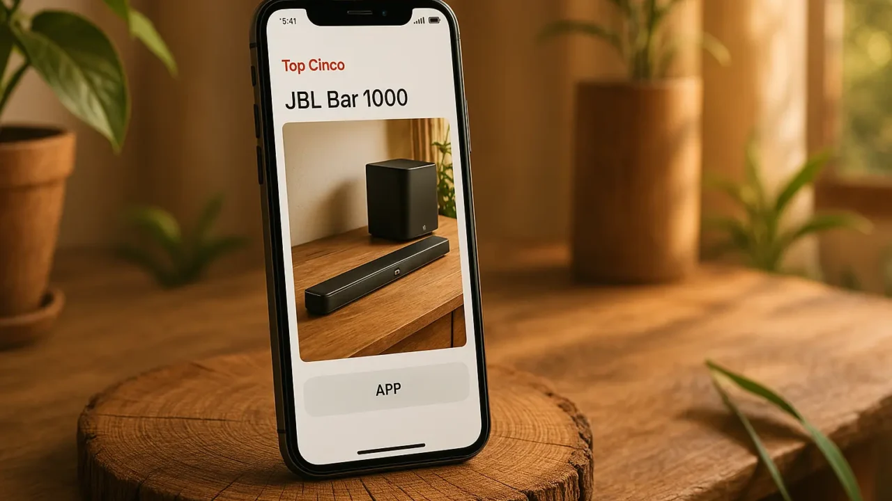Top Cinco JBL bar 1000 app