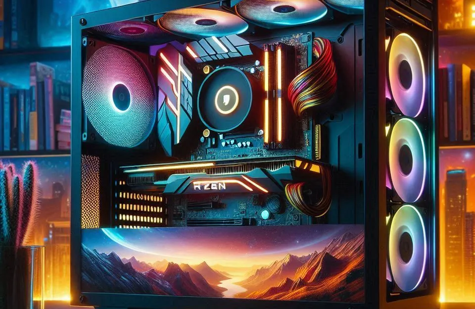 Monte seu PC: Ryzen 5 5600X, RTX 4060, 16GB, 480GB SSD