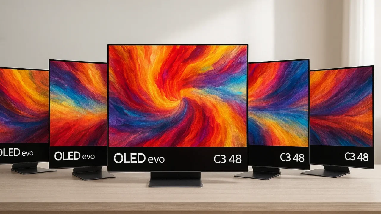 Cinco Principais Modelos de smart TV LG OLED EVO c3 48