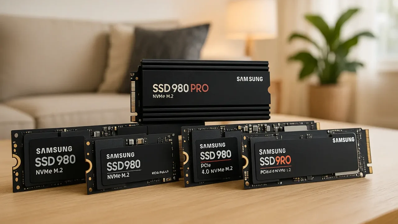 Cinco Principais Modelos de SSD Samsung pro 980
