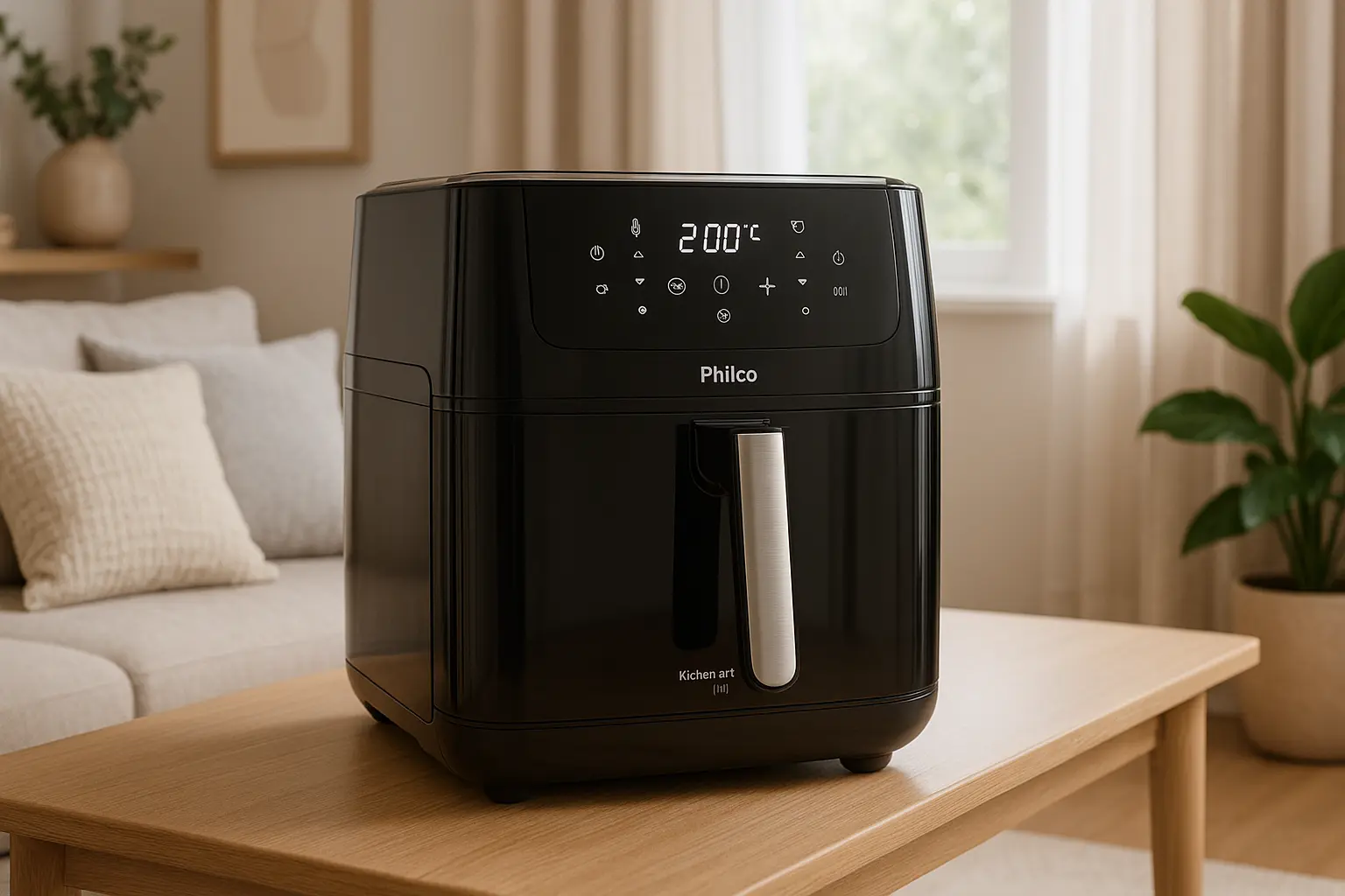 Principais 5 fritadeira air fryer philco kitchen art 12l painel digital kfr02 220v