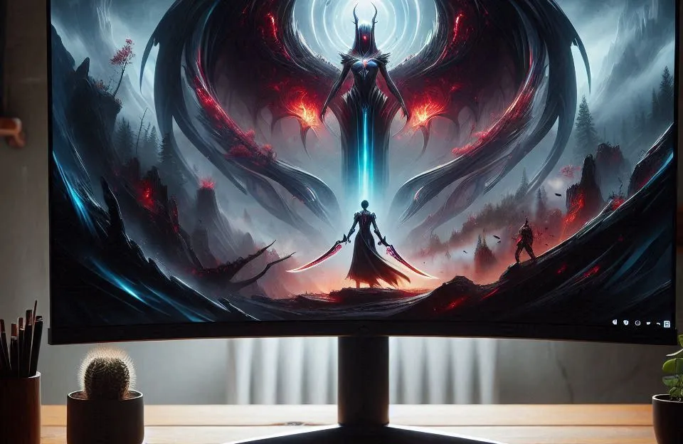 Monitor Gamer Mancer Valak VX3H 27" 2K 240Hz Curvo