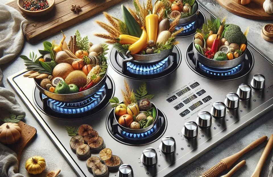 Cooktop 4 Bocas Brastemp Gourmand Inox com Duplachama
