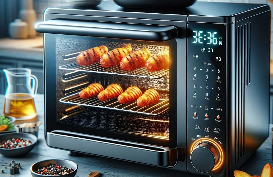 Microondas Air Fryer Panasonic 30L com Grill e Convecção