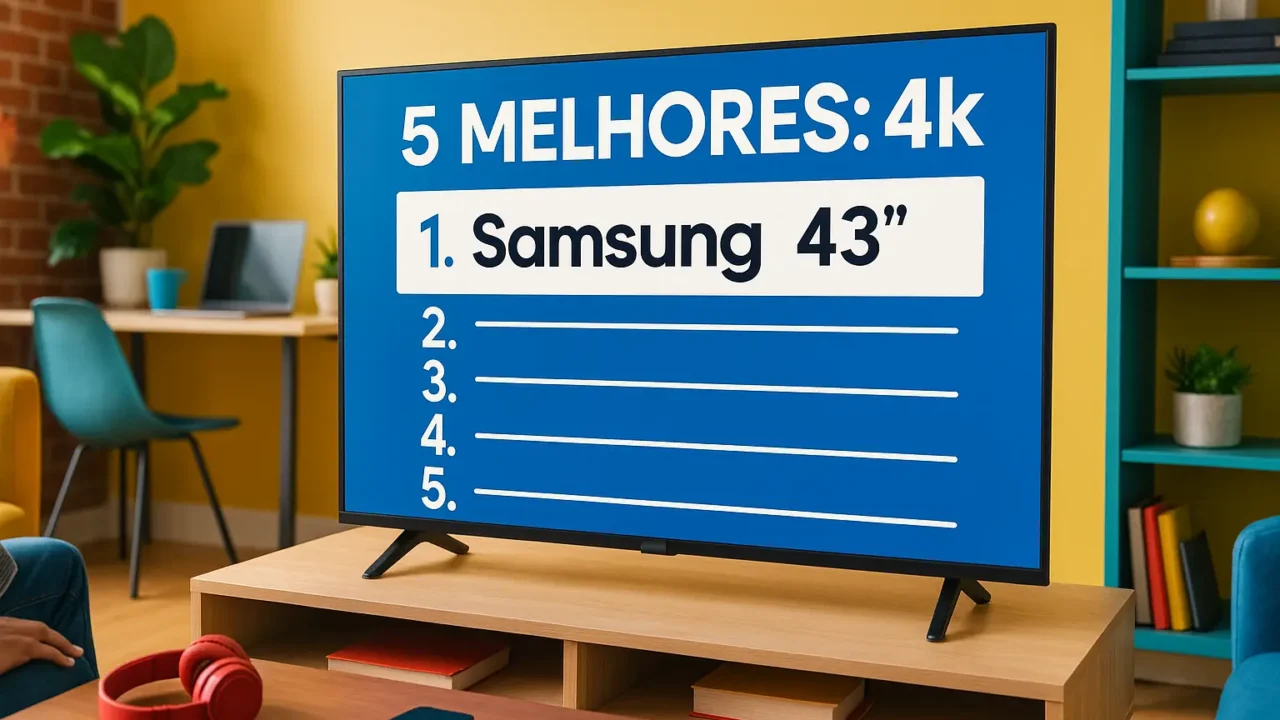 Lista de 5 Melhores: 4k Samsung 43