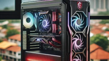 Gabinete Gamer MSI MPG Gungnir 300R Airflow - Alto fluxo de ar e design premium