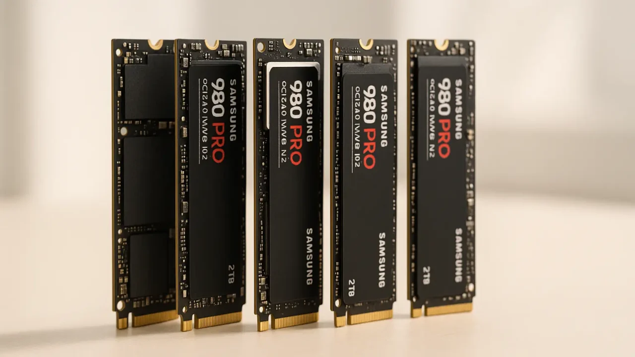 Cinco Principais Modelos de SSD PS5 Samsung 980 pro