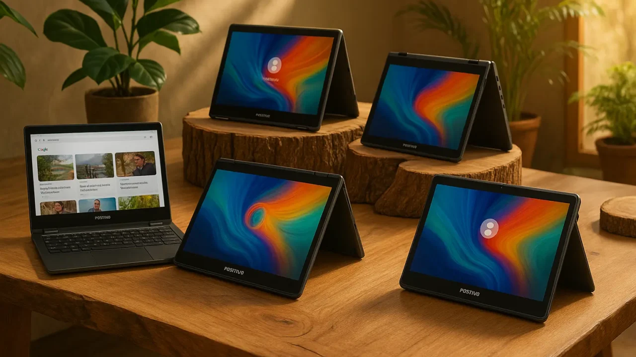 Cinco Principais Modelos de notebook duo Positivo