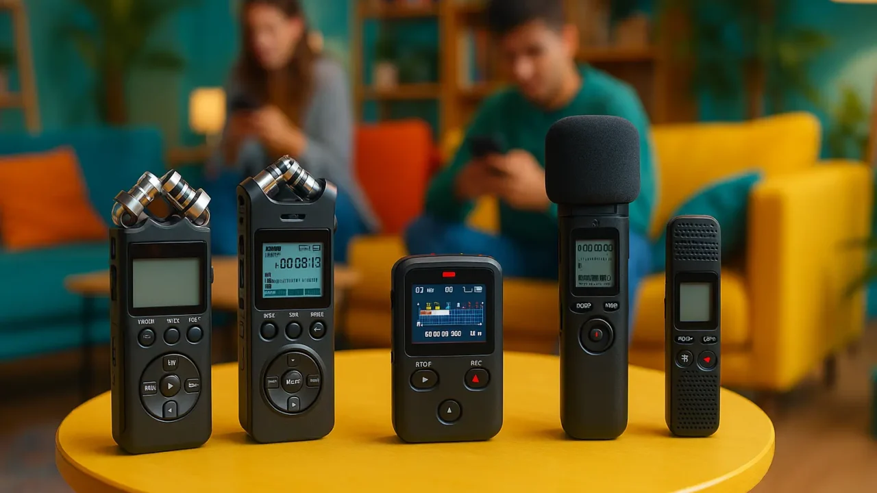 Os 5 Principais Modelos de gravador de áudio