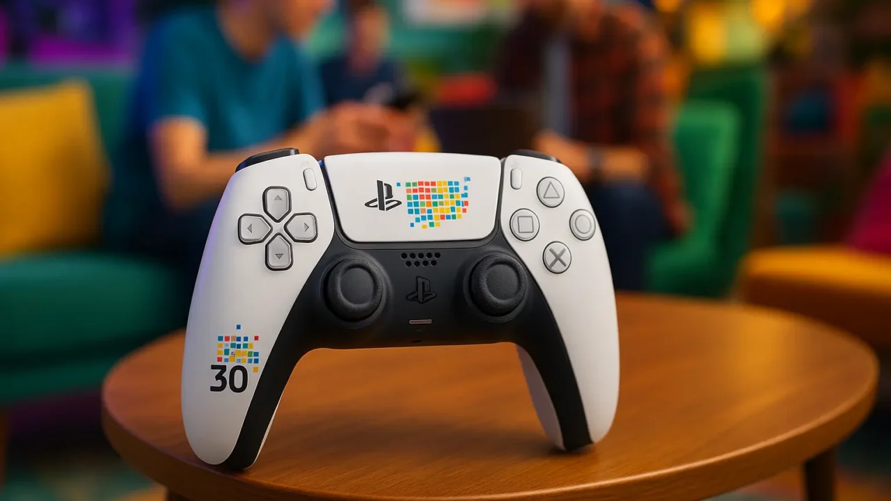 Principais Cinco controle PS5 edição 30 anos