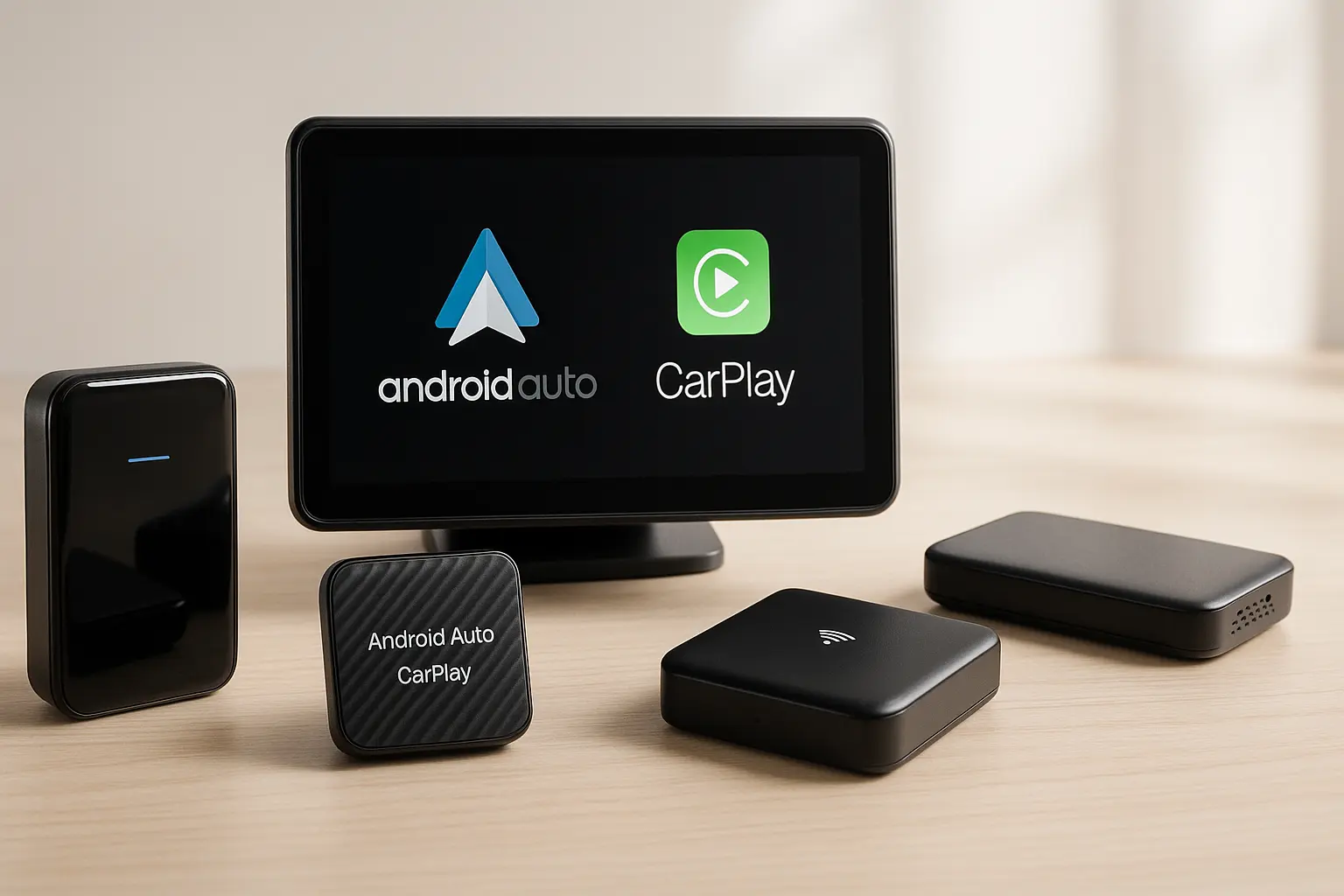 Cinco Principais Modelos de carplay android auto sem fio