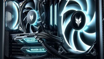 Water Cooler NZXT Kraken Elite 240mm com Display e Radiator Fans