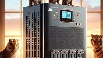 Nobreak JBR 1KVA Torre Mono 220V 900W 3 Tomadas