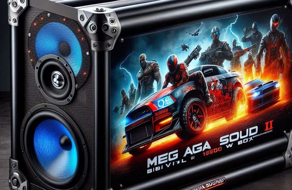 Caixa Amplificada Mega Sound II Bivolt 1500W CM-1500