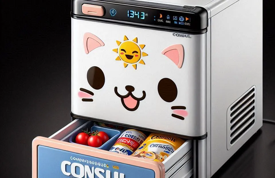 Frigobar Consul 117L com Gaveta Multiuso CRC12CB 110V
