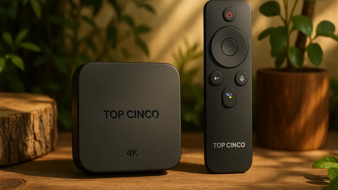 Top Cinco box TV 4k
