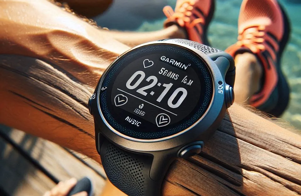 Monitor Cardíaco Garmin Forerunner 255 Music com GPS