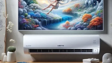 Samsung Ar-condicionado Split Inverter WindFree AI 12.000 BTUs Frio Sem Vento AR12DYFAAWKNAZ 220V