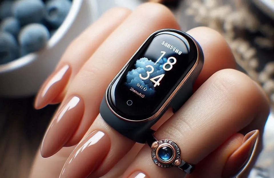 Samsung Galaxy Ring Tamanho 8: Monitor de treino, rastreador de sono e muito mais