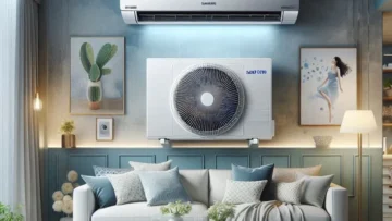 Samsung Ar-condicionado Split Inverter WindFree Connect AI 24.000 BTUs Frio Sem Vento AR24DYFAAWKNAZ 220V